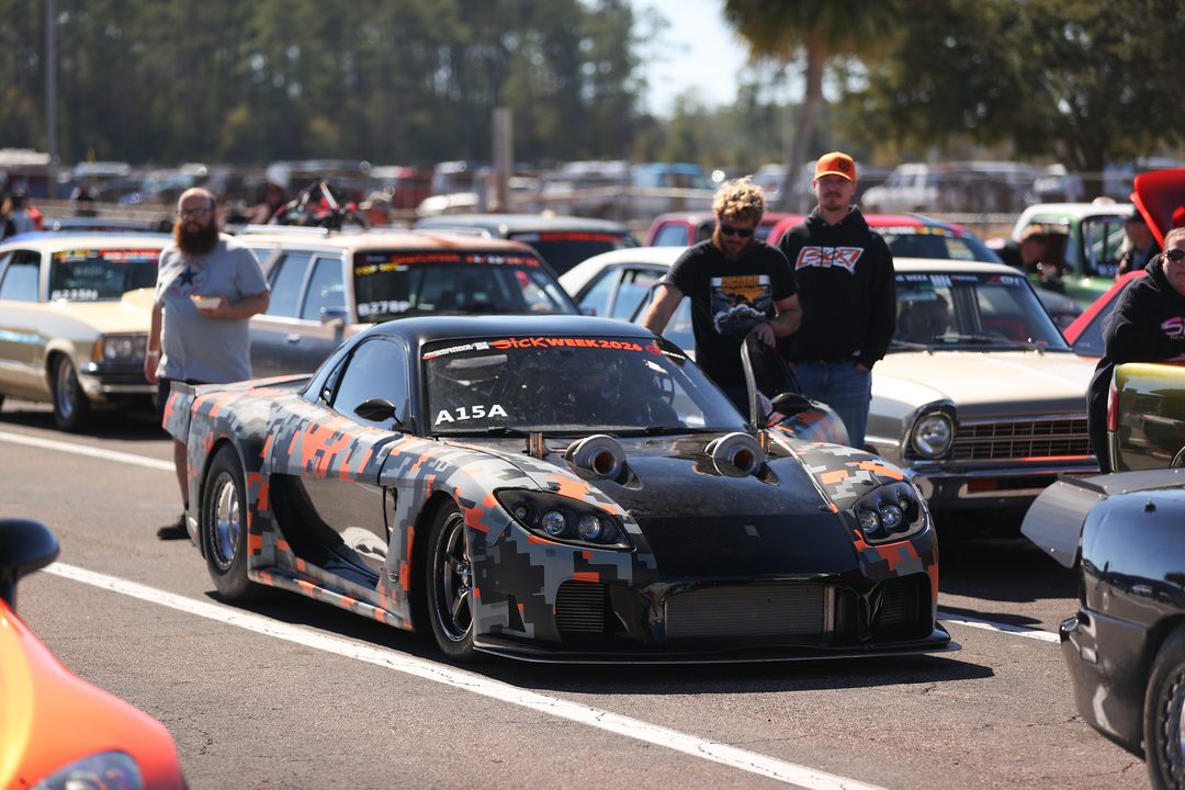 DigiCar RX-7 in the Sick Week 2026 staging lanes
